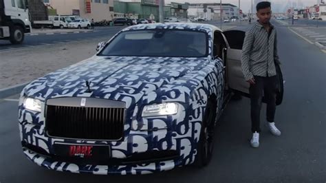 dior car wrap|Rolls.